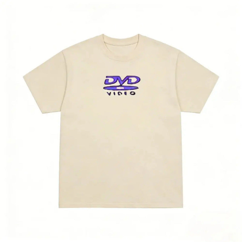 Vintage Cotton T-Shirts with Geometric Print