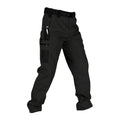 Men's Quick-Dry Tactical Cargo Pants Multi-Pocket Summer Casual Trousers 100% Polyester